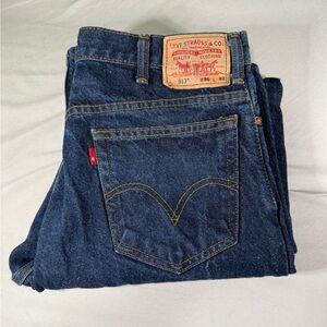 Levi’s 517 Boot Cut Jeans Men’s 36x32 Dark Blue Classic Denim